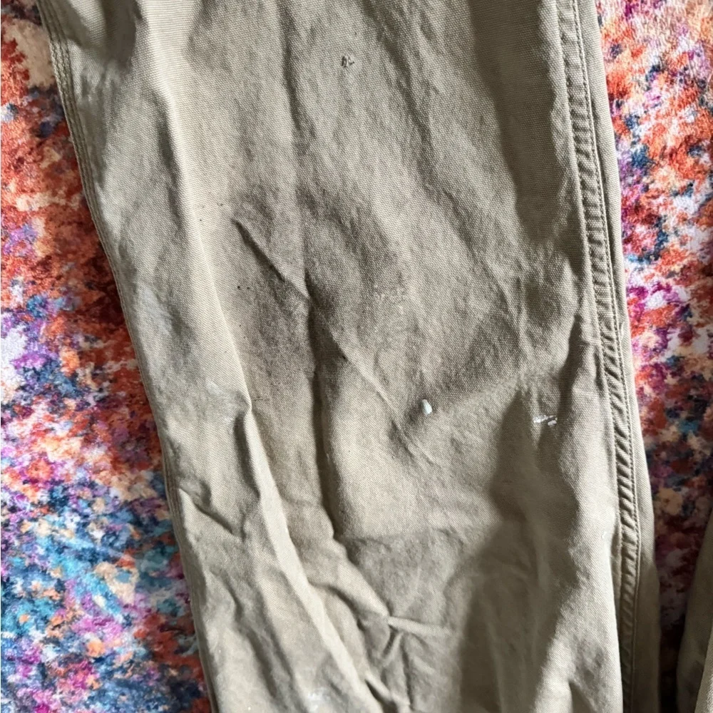 Carhartt Relaxed Fit Utility Cargo Work Pants Khaki 36x32
